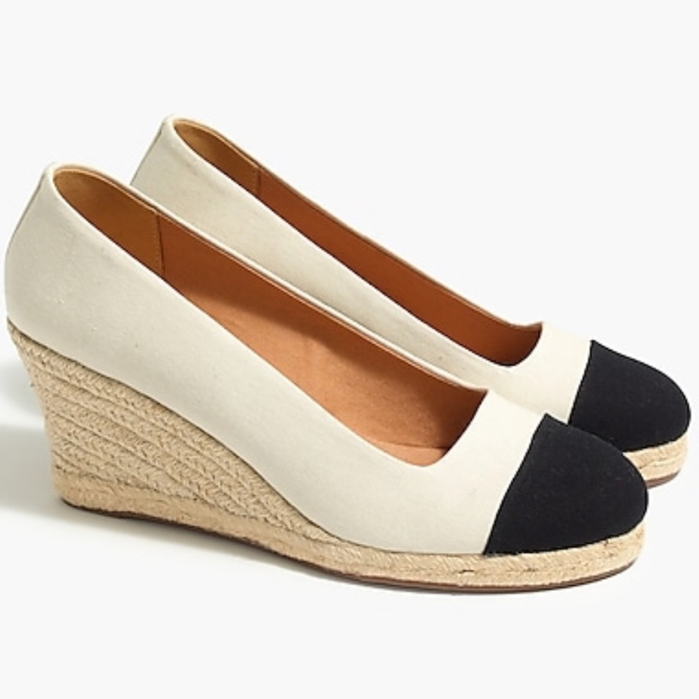 J.Crew Factory Wedge Espadrilles! NIB 9